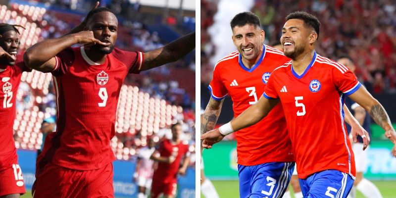 Phong độ đấu 5 trận gần đây của Canada vs Chile